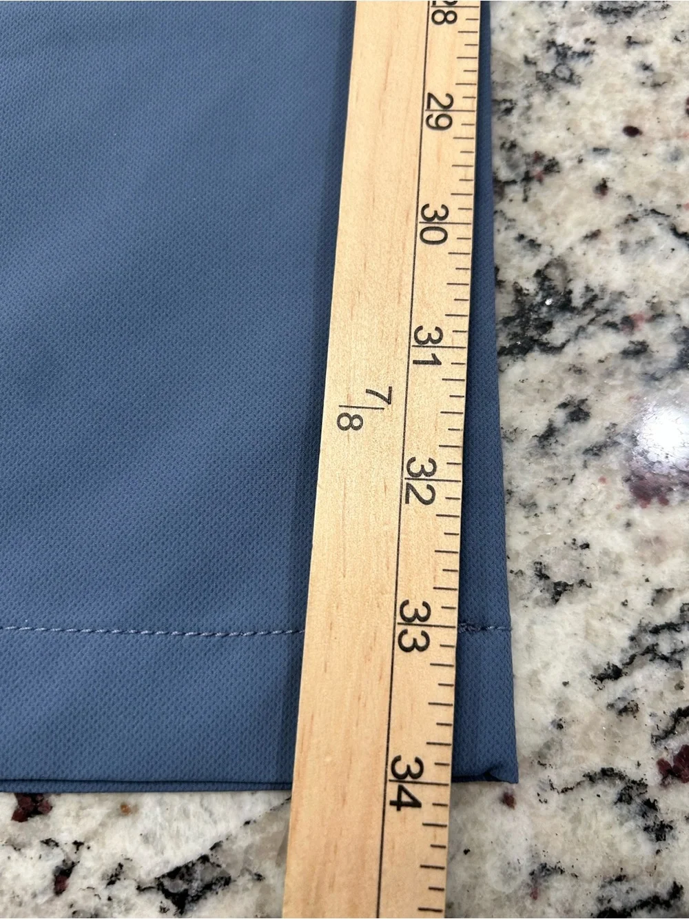 Banana Republic Slate Blue Gray Men's Chino Performance Pants 34x34 Polyester